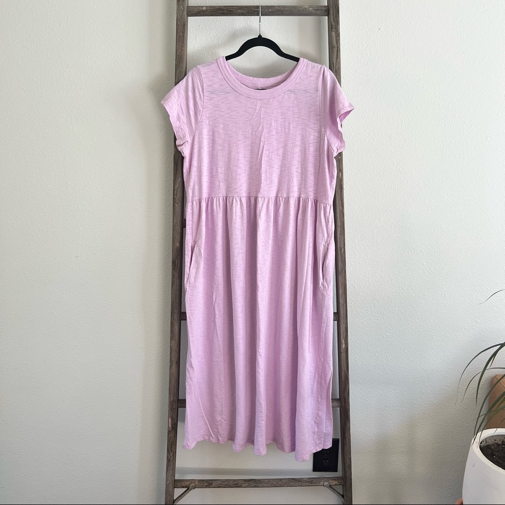 Lavender T-shirt Dress